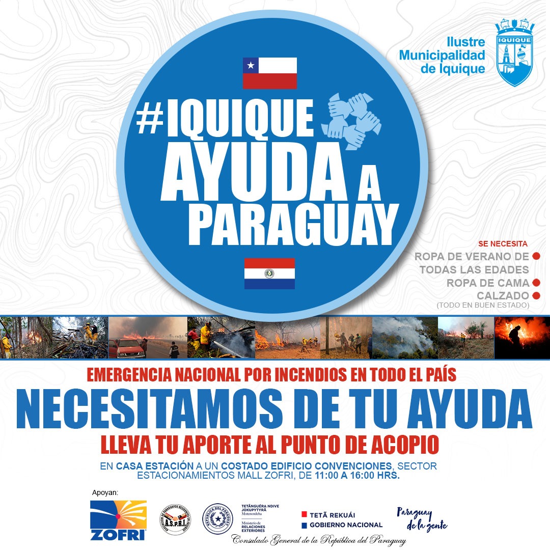 “Iquique ayuda a Paraguay": Campaña apoyada por IMI busca llevar ropa al pueblo guaraní