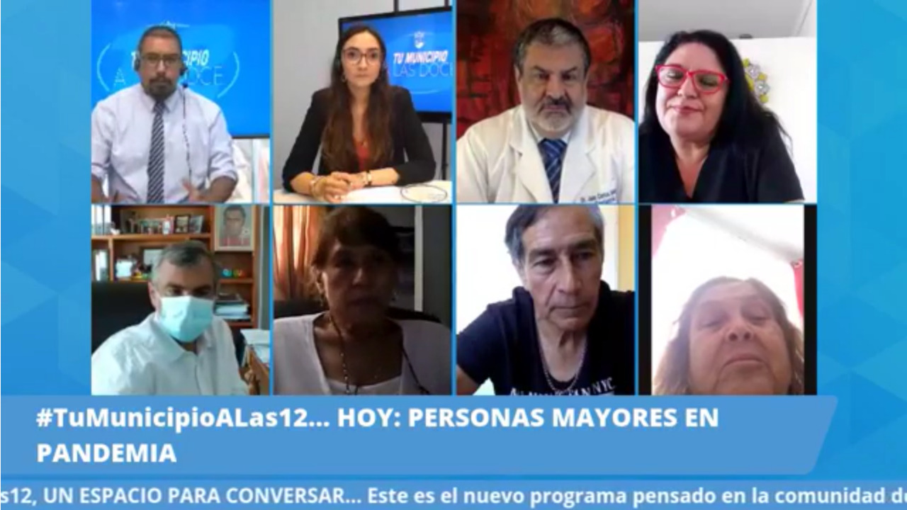 Personas mayores y alimentación en pandemia marcan pauta de nuevo programa de redes sociales de IMI y Radio Municipal