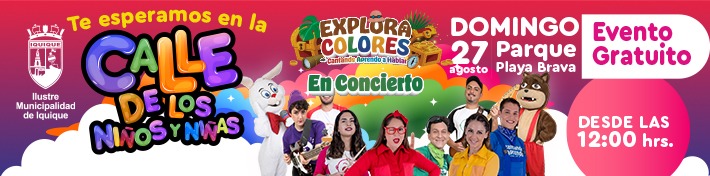 Municipalidad de Iquique invita a disfrutar de la “Calle de los niños y niñas 2023”