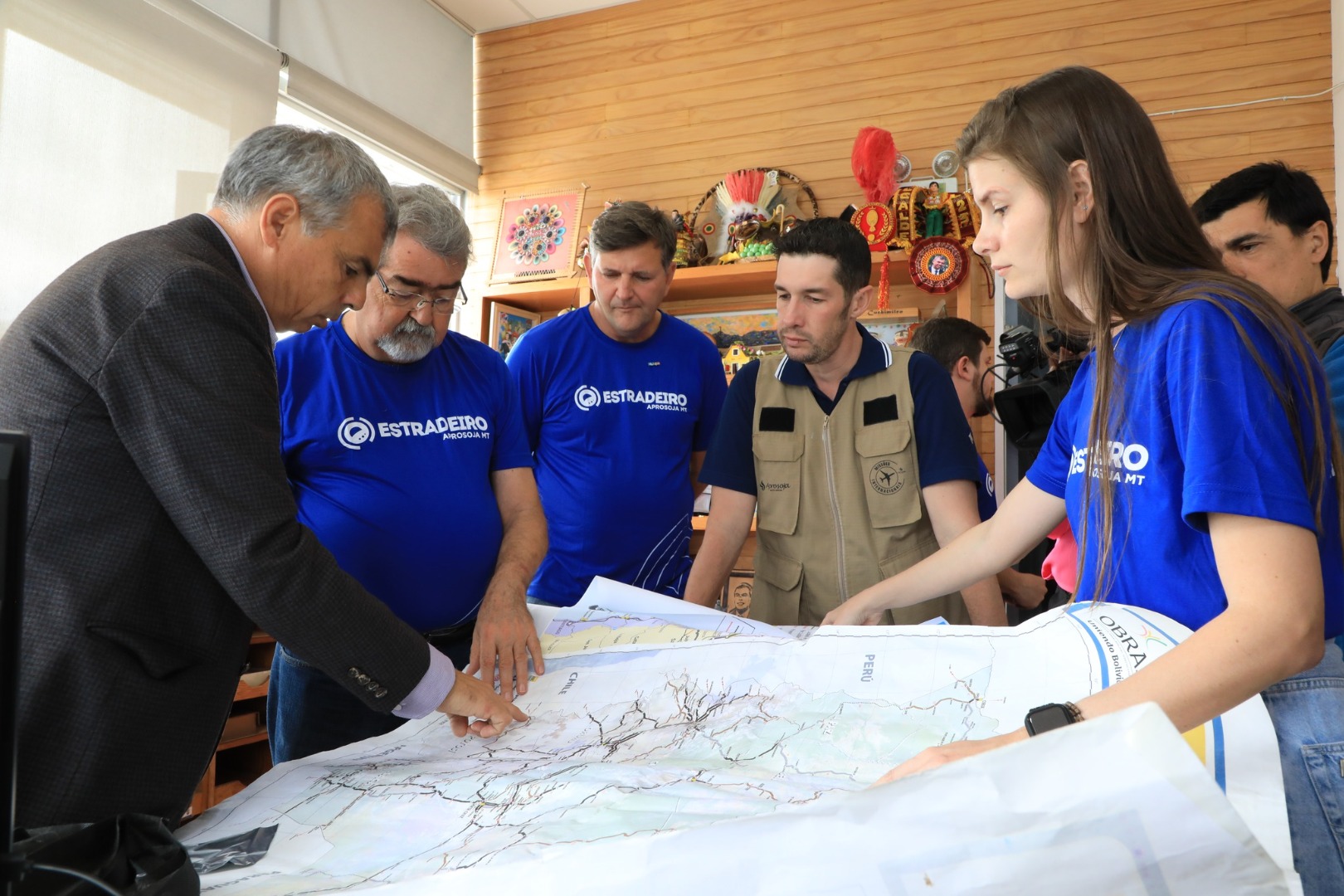 Productores de Soya de Mato Grosso visitaron a alcalde Soria