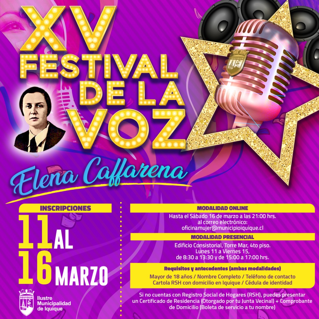 XV Festival de la voz "Elena Caffarena"