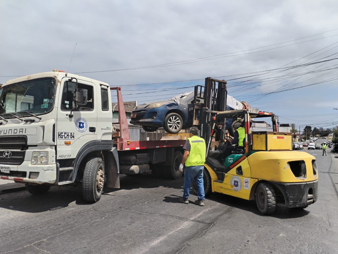 Avanzamos en el retiro de vehículos de las calles de Iquique