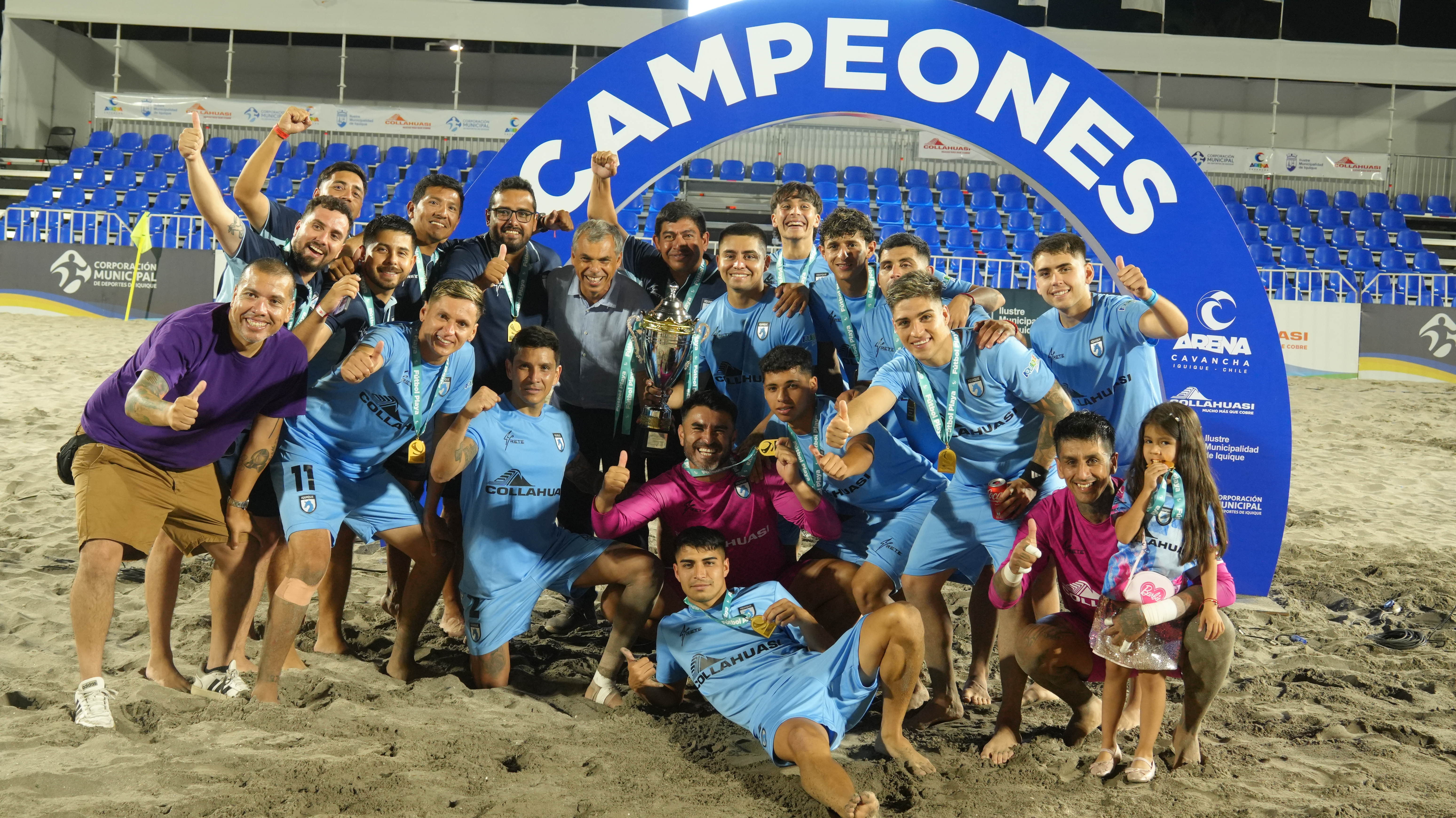 Deportes Iquique triunfa en el Cuadrangular Internacional de Fútbol-Playa "Copa Collahuasi"