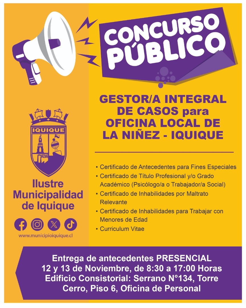 Concurso Público Of Local de la Niñez