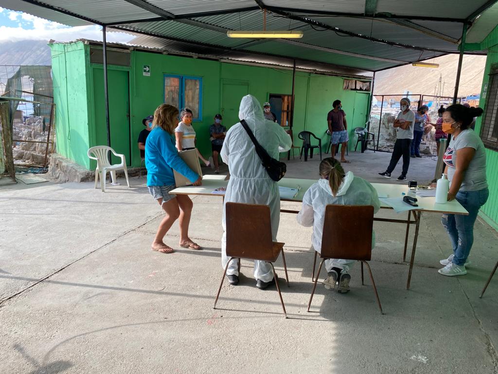 Cajas mercadería caletas